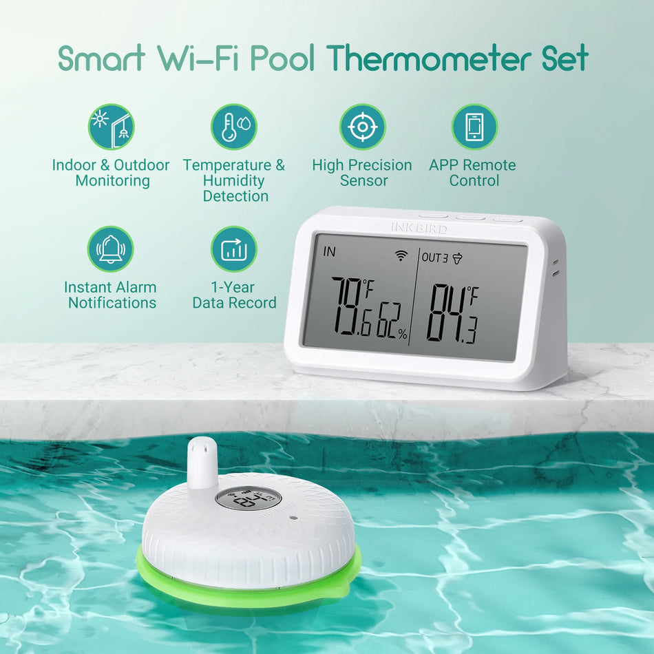 InkBird IBS-M2 Pool Thermometer &ndash; WiFi Gateway 300 Ft Range