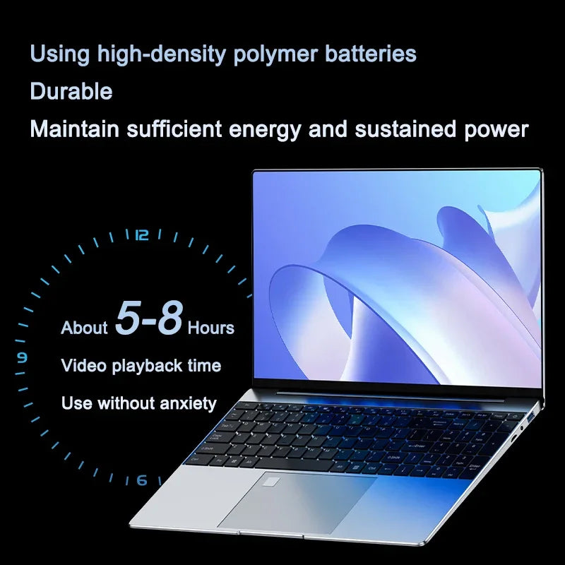 15.6 Inch Intel N95 Portable Laptop &ndash; Long Battery Life With 32GB RAM and 2TB SSD