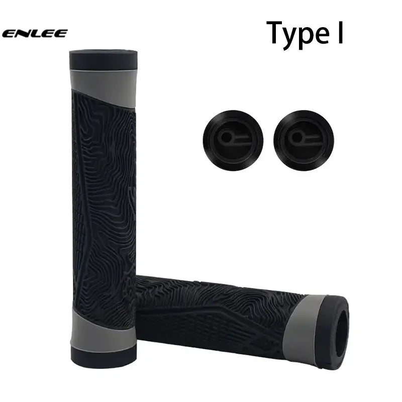 ENLEE Mtb Bike Grips Handle Flat Handlebar Bicycle Silicone Mountain Bicycle Handlebar Covers Soft Ultralight Grips Accessories by InterCyprus Trading Ltd