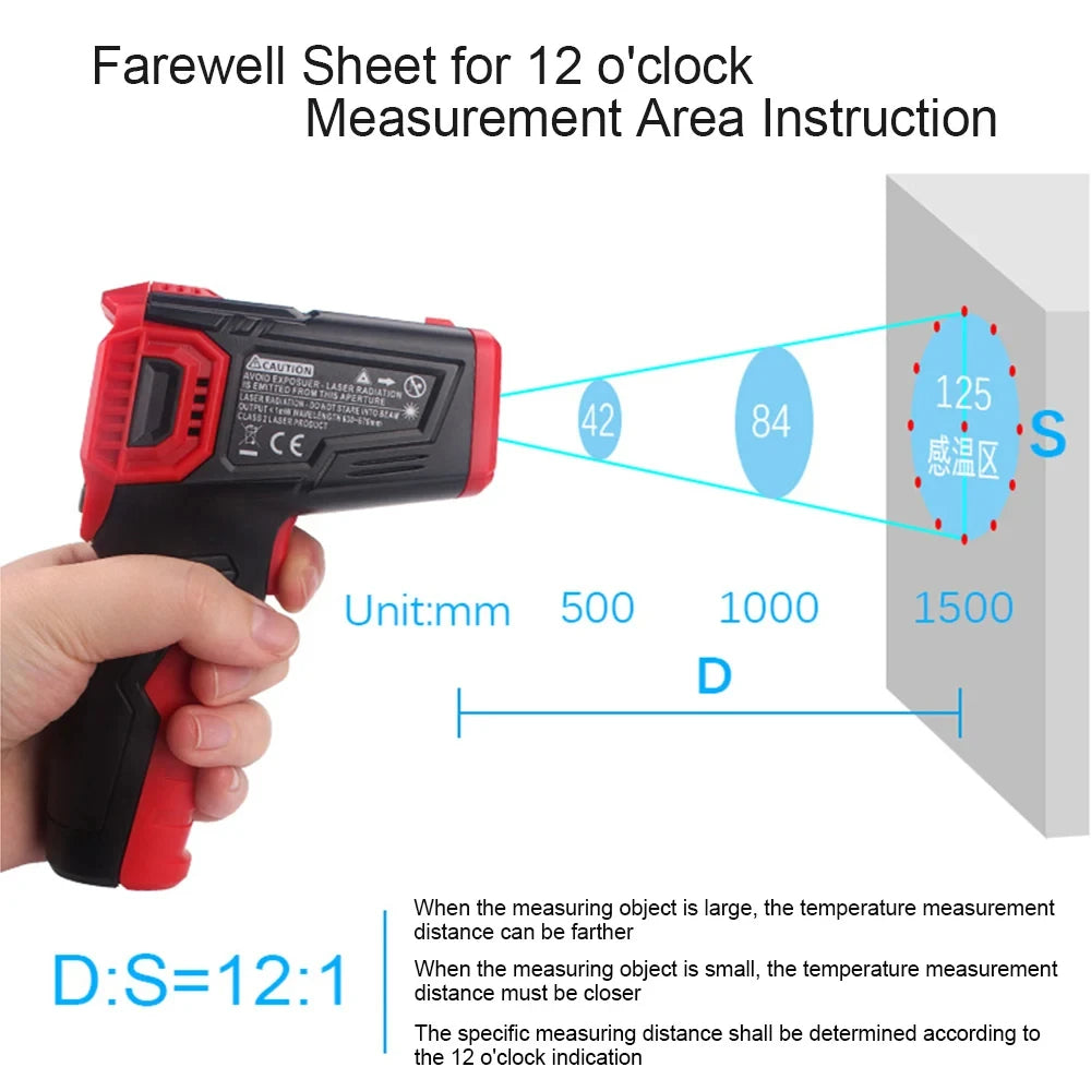 HT650 Infrared Thermometer &ndash; Non Contact IR Temp Meter