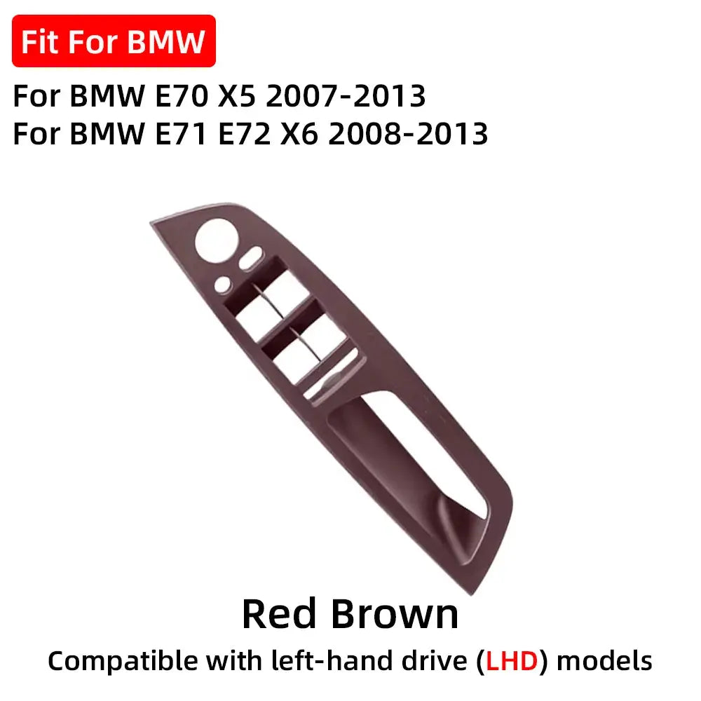 E70 E71 LHD RHD Car Interior Door Pull Handle Inner Armrest Panel Trim Cover Replacement For BMW X5 X6 E70 E71 E72 2007-2013 by InterCyprus Trading Ltd