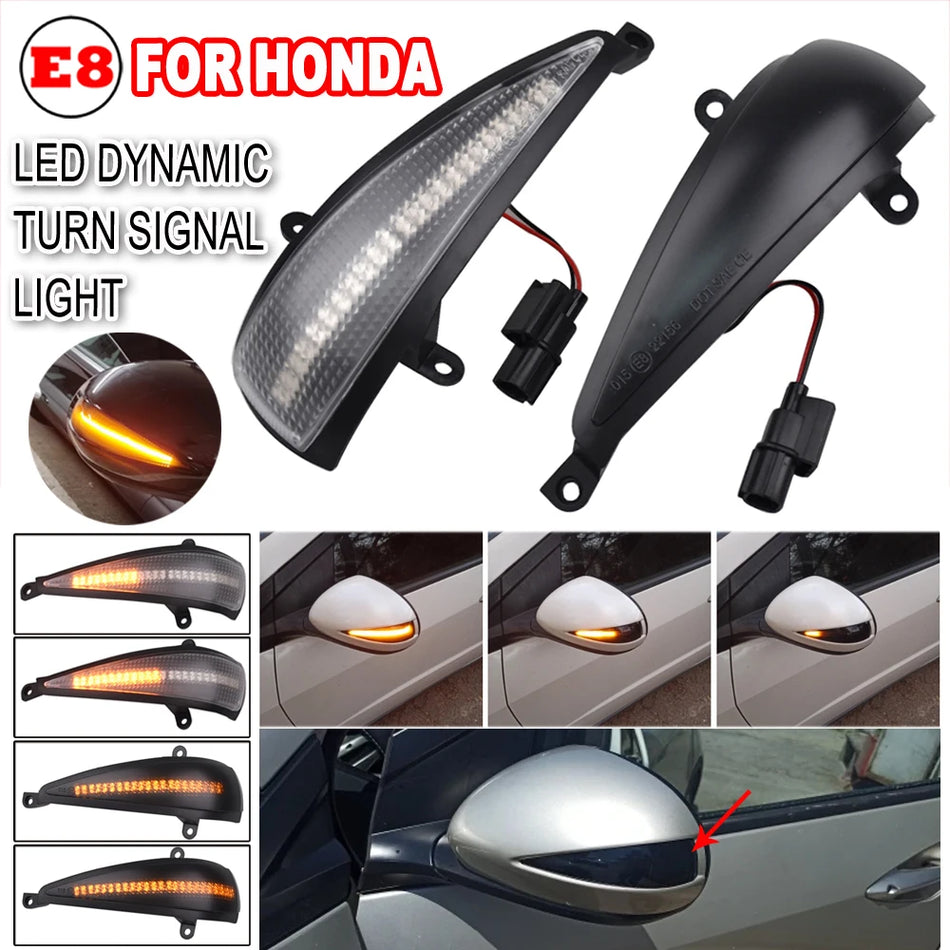 Dynamic LED Turn Signal Lights for Honda Civic 8th 2005-2012 Hatchback