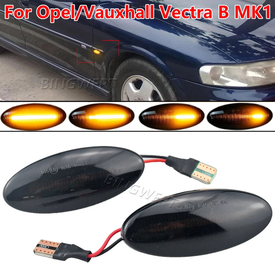 Dinamična LED stranska oznaka za Opel/Vauxhall Vectra B MK1