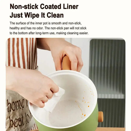 Nonstick Multifunction Rice Cooker Portable 1 To 2 People