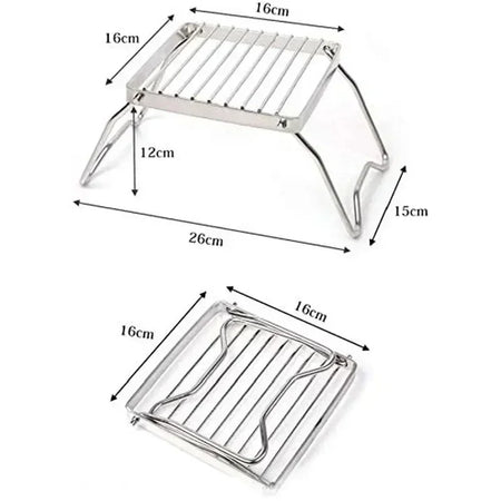Outdoor Stainless Steel Stove Holder &ndash; Durable Portable Cooking Solution