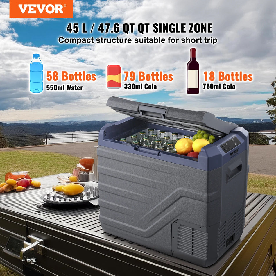 45L Car Refrigerator Portable Freezer Single Zone