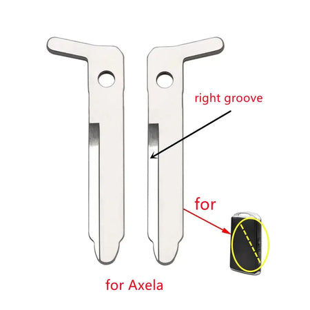 10pcs/lot Emergency Insert Small Smart Key Blade for Mazda CX-30 Axela Uncut by InterCyprus Trading Ltd