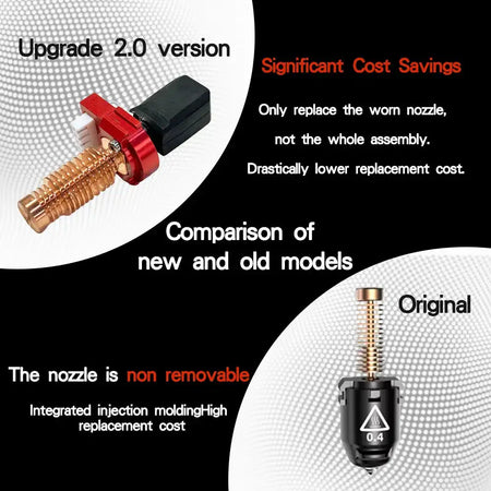 Upgrade Hotend for Flashforge Adventurer 5M Ceramic 280C