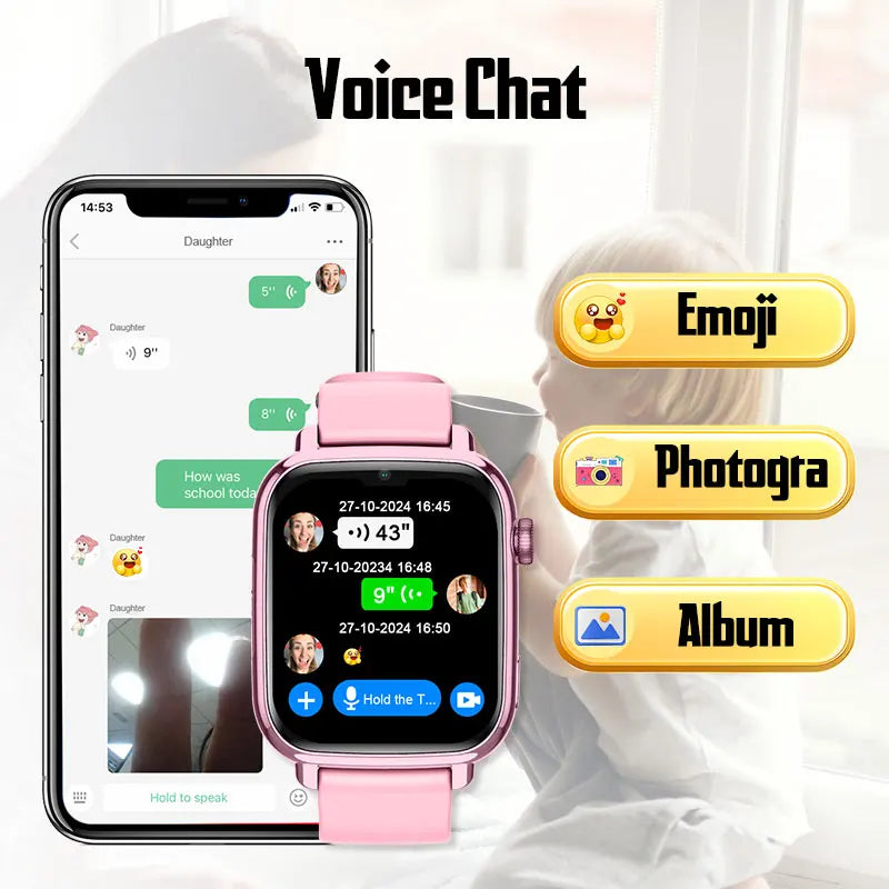 Wonlex 4G Kids Smart Watch with GPS, Video Call, and SOS Tracker