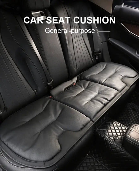Vtear Universal Rear Seat Cushion PU Perforated Breathable Pad Car Bench Protector Soft Cotton Filled Mat All Weather Accessory by InterCyprus Trading Ltd
