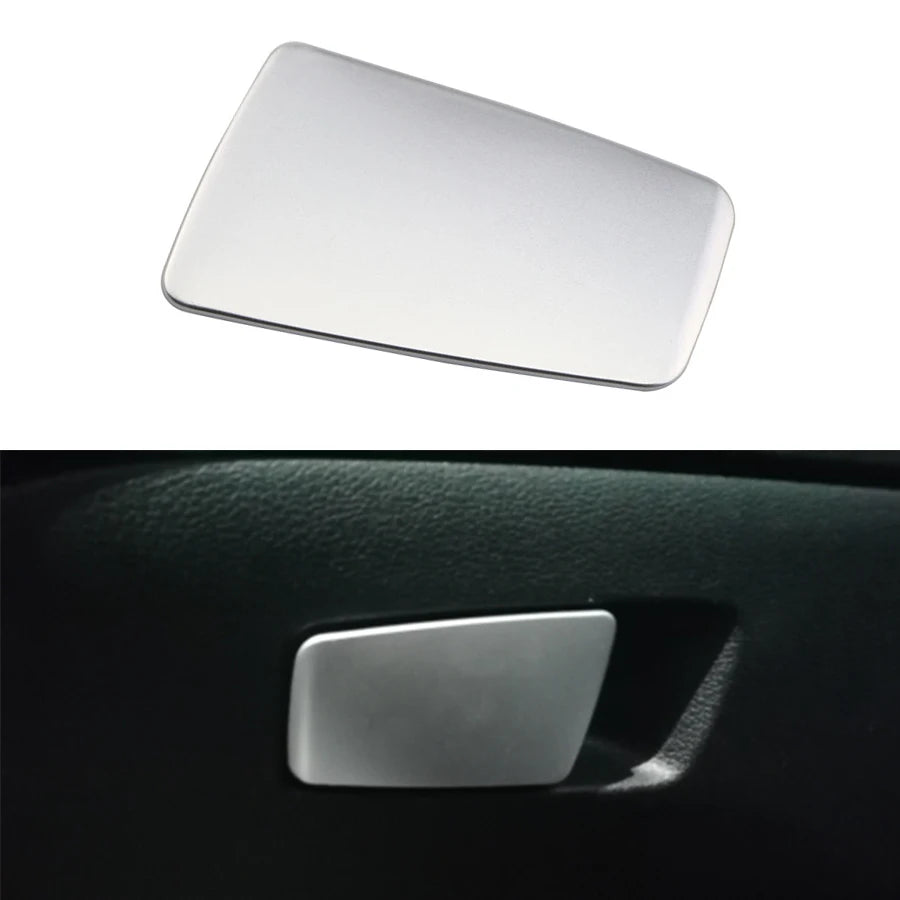 Kryt rukojeti přihrádky na rukavice chromová nálepka pro Hyundai Tucson 2015-2017 prémiový chromový povrch snadná instalace