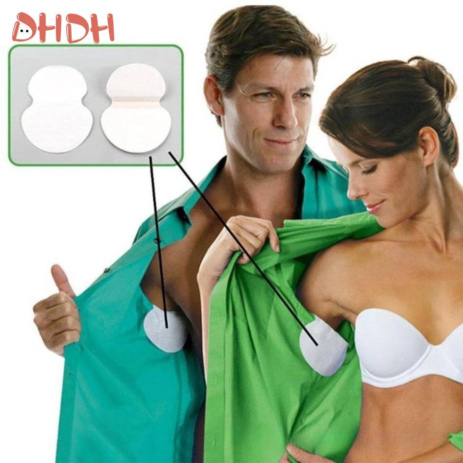 Disposable Underarm Sweat Pads, Ultra-Thin Breathable Non-Woven, 20-100 Pcs