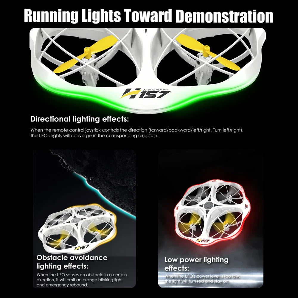 Mini Drone RC UFO Toy &ndash; Gesture Control with LED Light