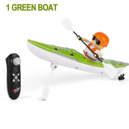 Rc Boat Kayak Racing Ship 2.4G &ndash; Remote Control Speed Boat 1 Green