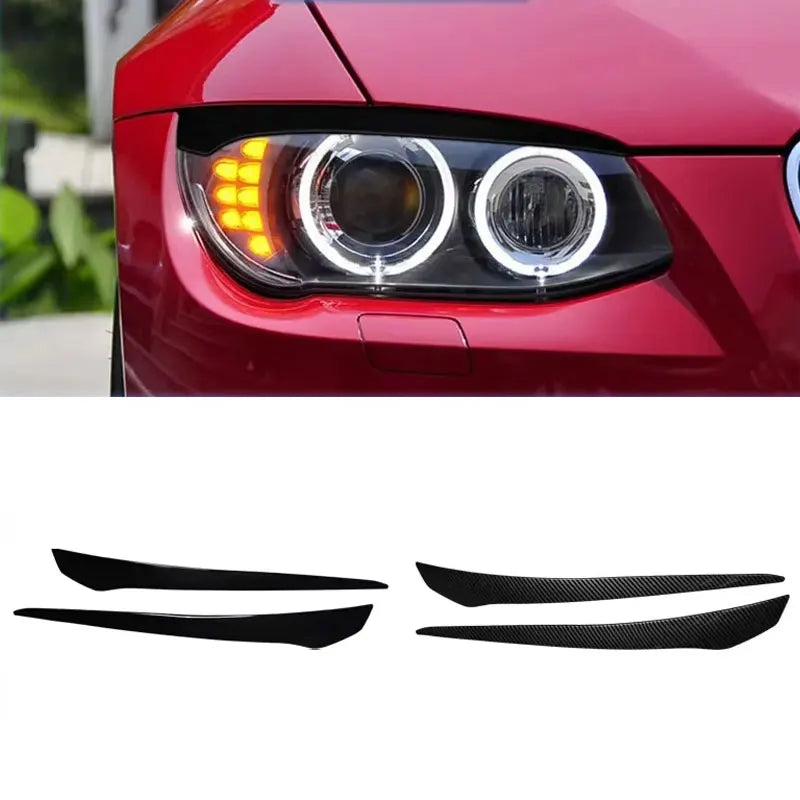 ABS sijajna črna obrvi žarometov za BMW 3 Series E92 E93