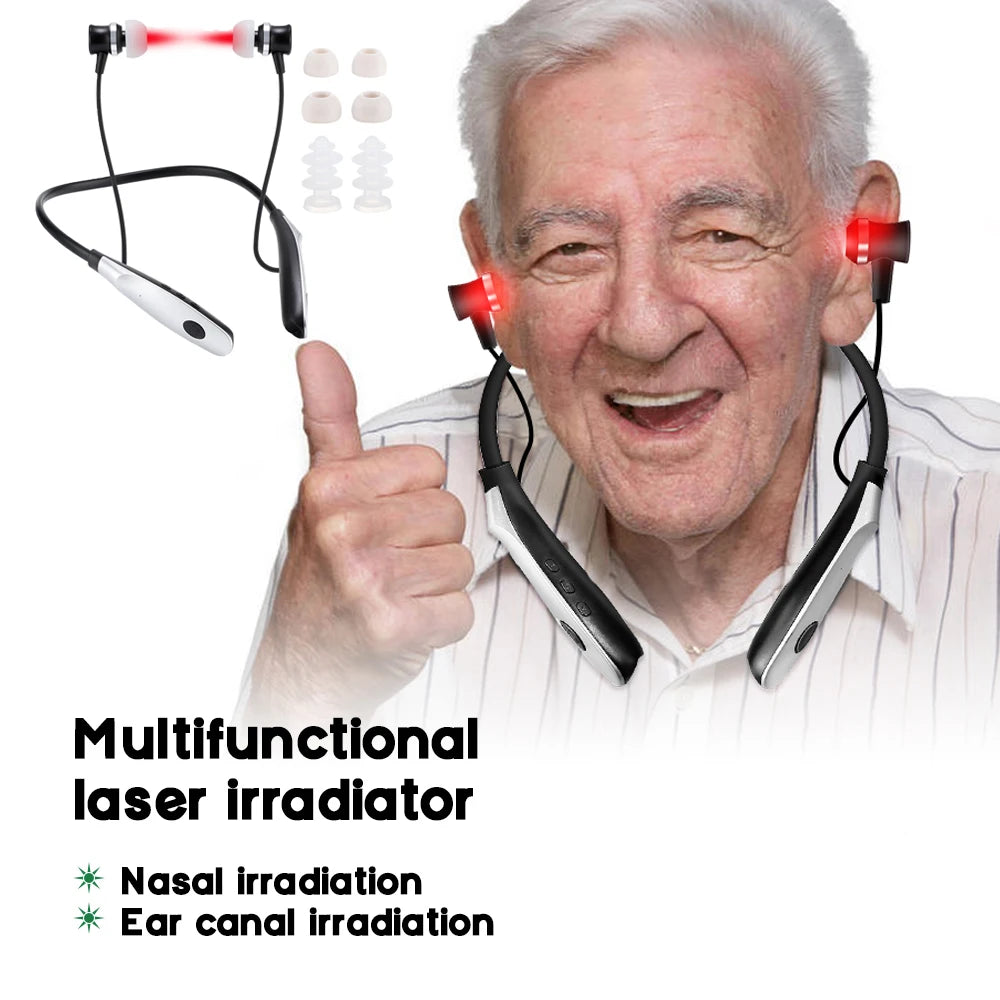 Portable Nasal and Ear Canal Laser Irradiator Rechargeable Neck-hanging ...