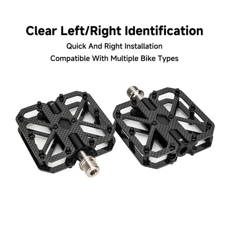 Bike Pedals Carbon Composite Three Bearings &ndash; Ultra-Light