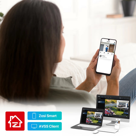 ZOSI 8CH 1080P CCTV System Outdoor Lite DVR &ndash; Night Vision