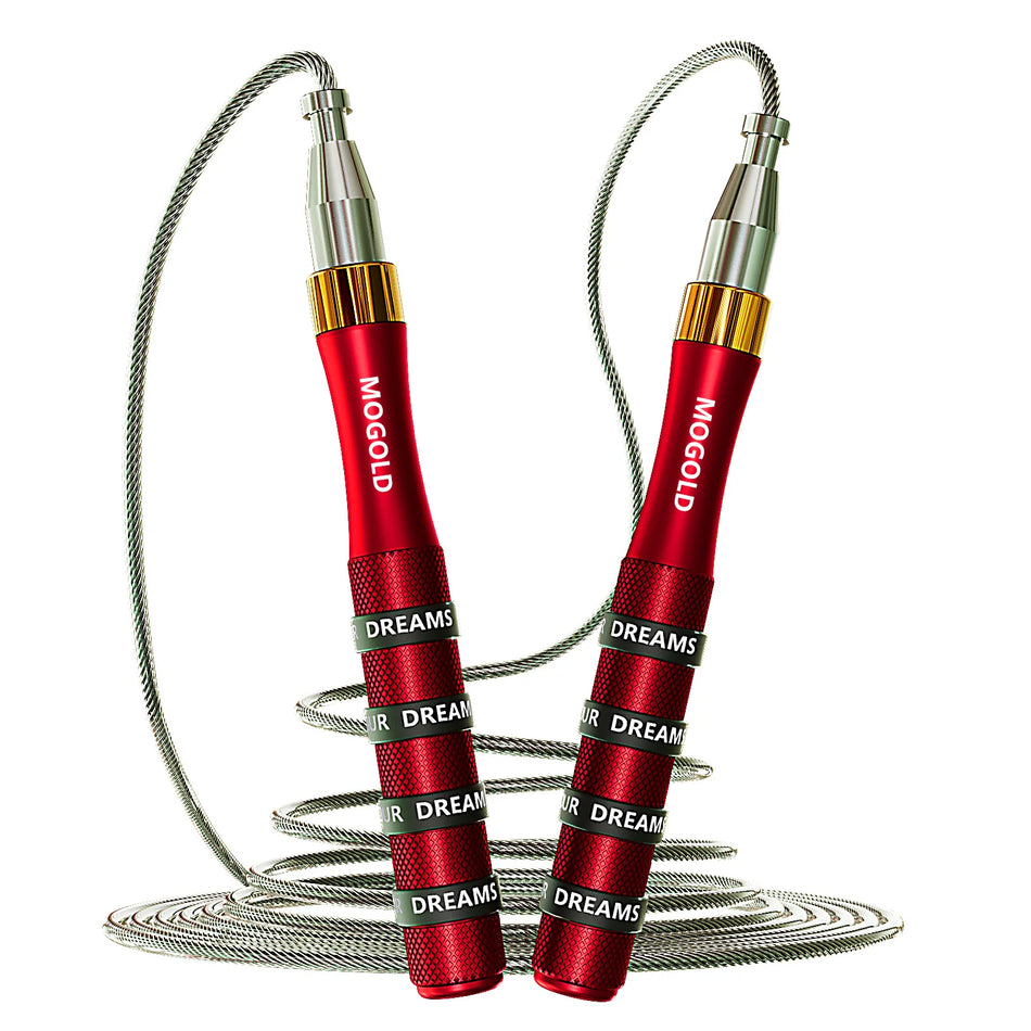 Adjustable Speed Skipping Rope With Aluminum Handles For Fitness Training