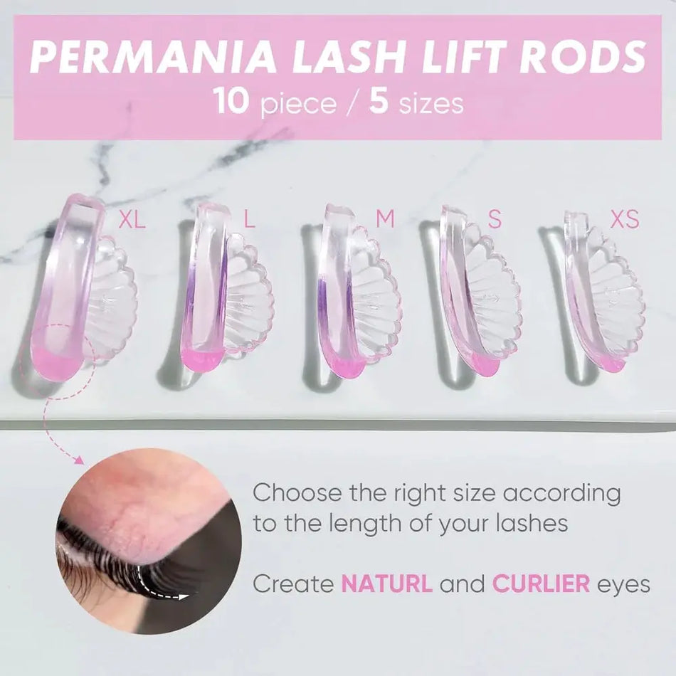 5 Pairs C Curl Silicone Eyelashes Perming Curler Eyelash Perming Pad Reusable Lash Lift Shield Pad Eyelash Lifting Tool by InterCyprus Trading Ltd