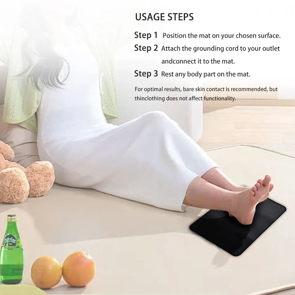 Earthing Universal Mat Grounding Mouse Pad &ndash; Cord Included
