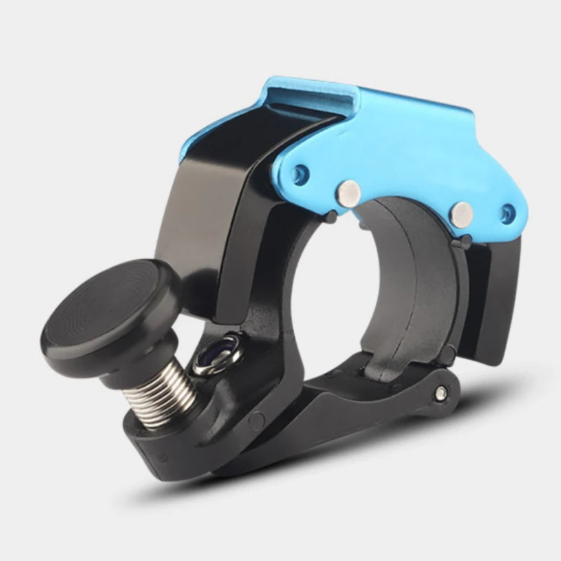 Compact Stainless Steel Bicycle Bell - 5 Vibrant Colours Available P1-Blue