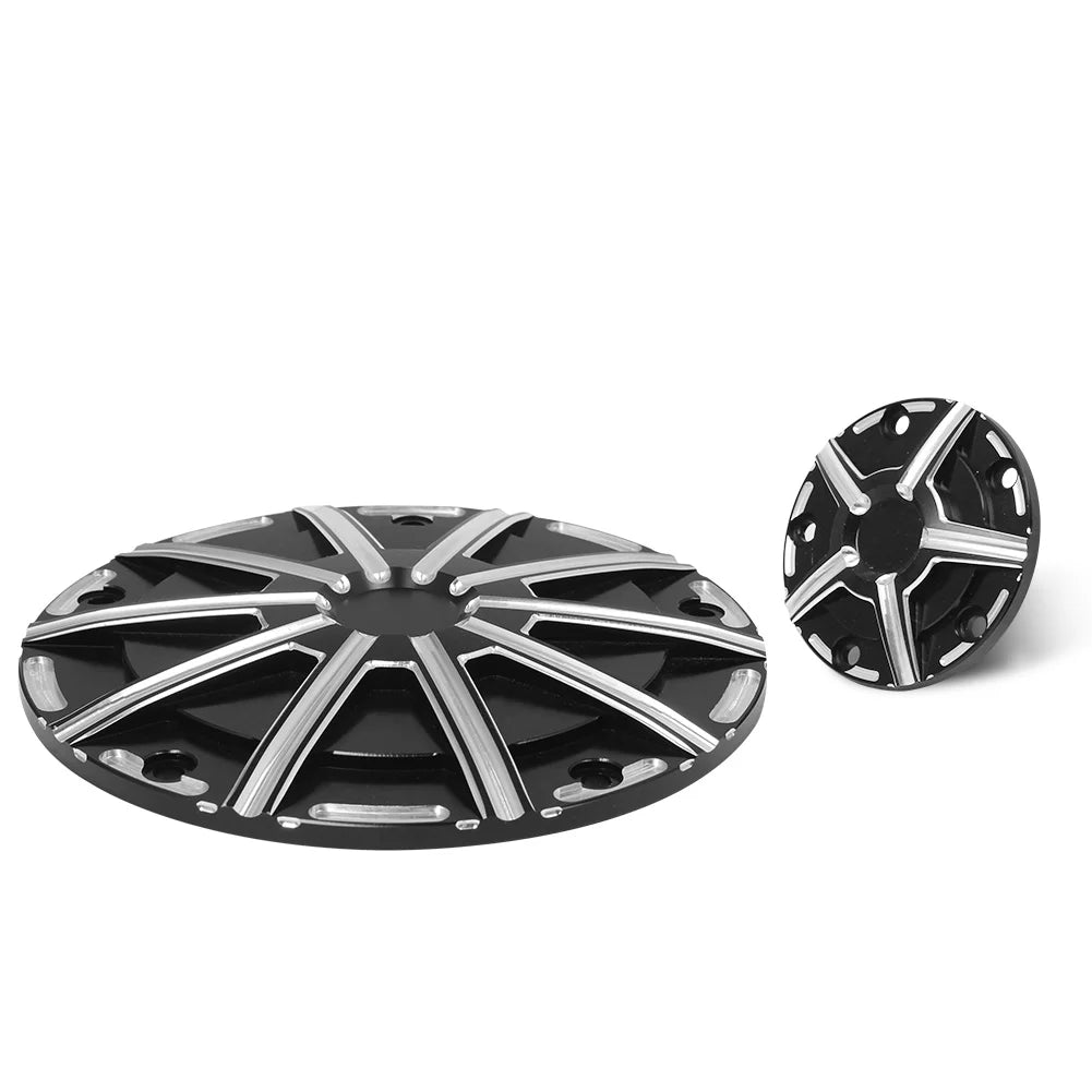 Black Derby Timing Timer Cover &ndash; Engine Protection for Harley Davidson Motorcycles