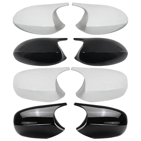 1 Pair White Replacement Rearview Side Mirror Covers Cap for BMW E90 E91 E92 E93 E81 E87 E82 E88 3 1 Series M Accessories by InterCyprus Trading Ltd
