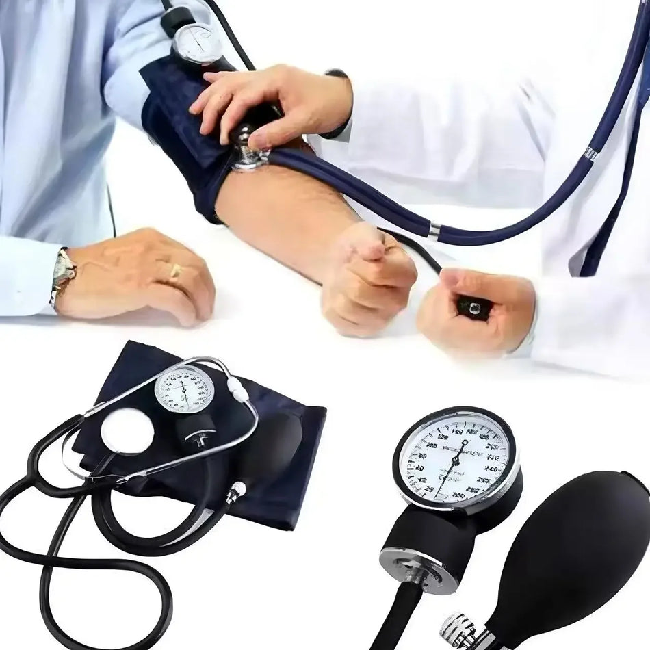 Monitor de Pressão Arterial Manual com Mostrador Analógico Mecânico, Alta Precisão