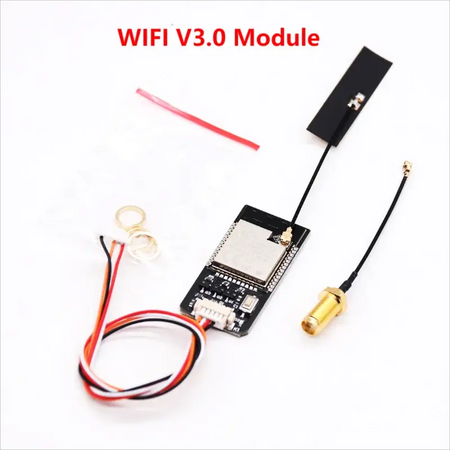 Wireless Wifi Radio Telemetry Module With Antenna for New MAVLink2 for Pixhawk APM Flight Controller FPV Drone Smartphone Table by InterCyprus Trading Ltd