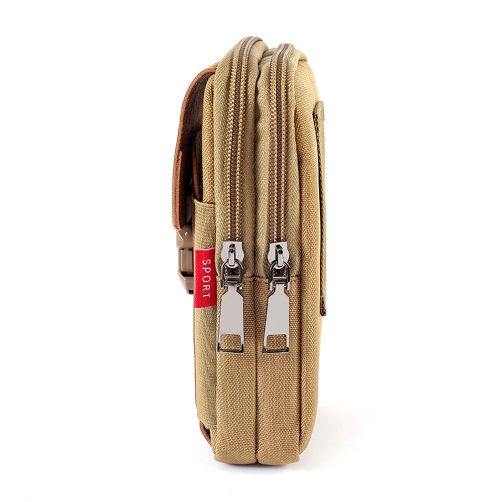 Tactical Man Belt Pouch for Mobile Phones and Essentials