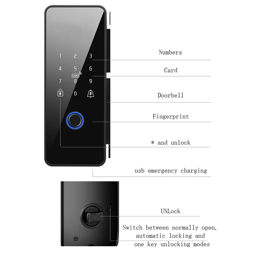 Tuya Fingerprint Door Lock