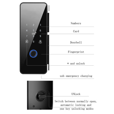 Tuya Fingerprint Door Lock