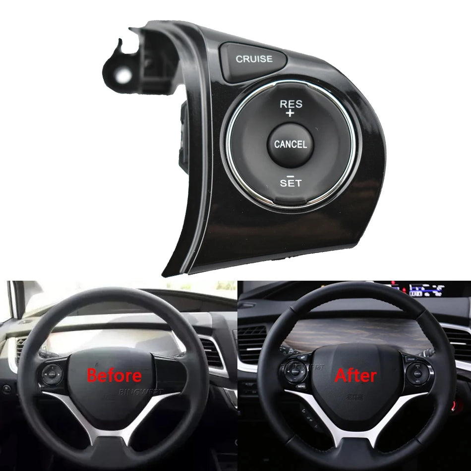Botones de interruptor de control del volante para Honda Civic 2012-2015