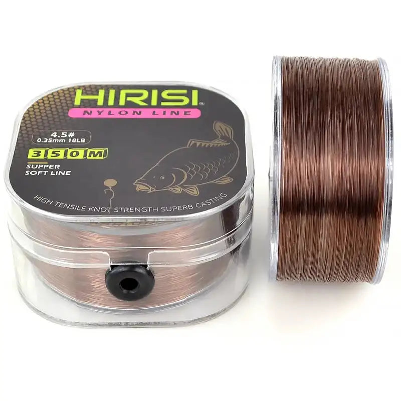 350m Super Strong Japan Monofilament Nylon Carp Line Brown / 15LB - 5.8kg
