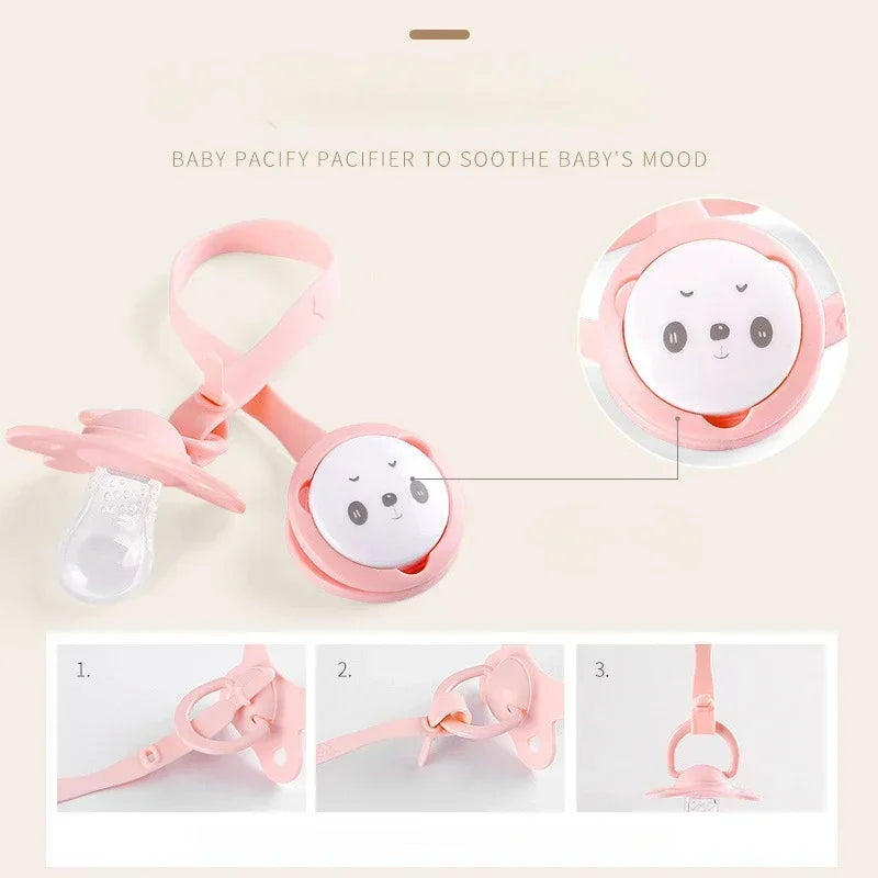Porte-sucette pour bébé 2 pièces, contenant de sucette portable sans BPA
