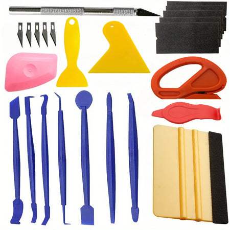 Car Wrapping Vinyl Tool Kit Pro &ndash; Includes 10 19 24 Pcs Set 2-24Pcs