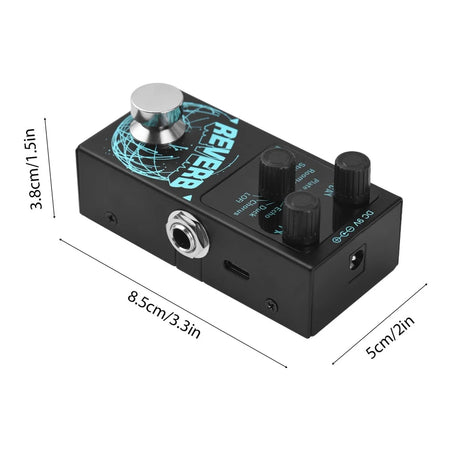 Miwayer Mini Digital Reverb Guitar Effects Pedal &ndash; 9 Reverbs