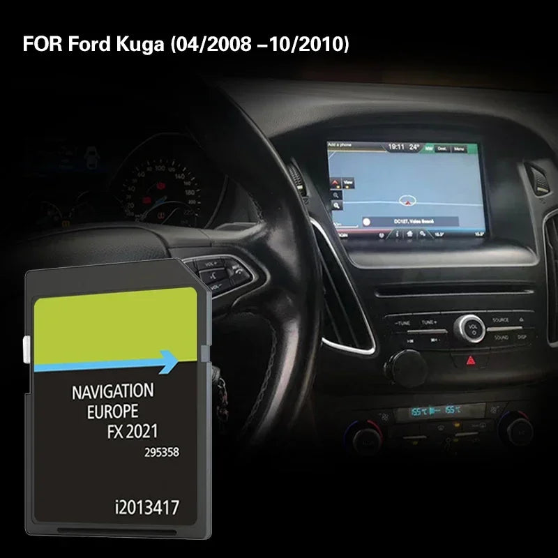FX 2021 &ndash; Ford Kuga EU Maps 8GB SD Navigation 2008 2010 CHINA / FOR Ford Kuga