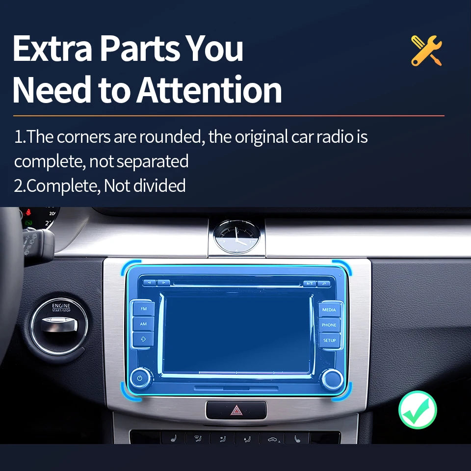 9 Inch Android 13 Car Radio VW Passat Polo Jetta - GPS