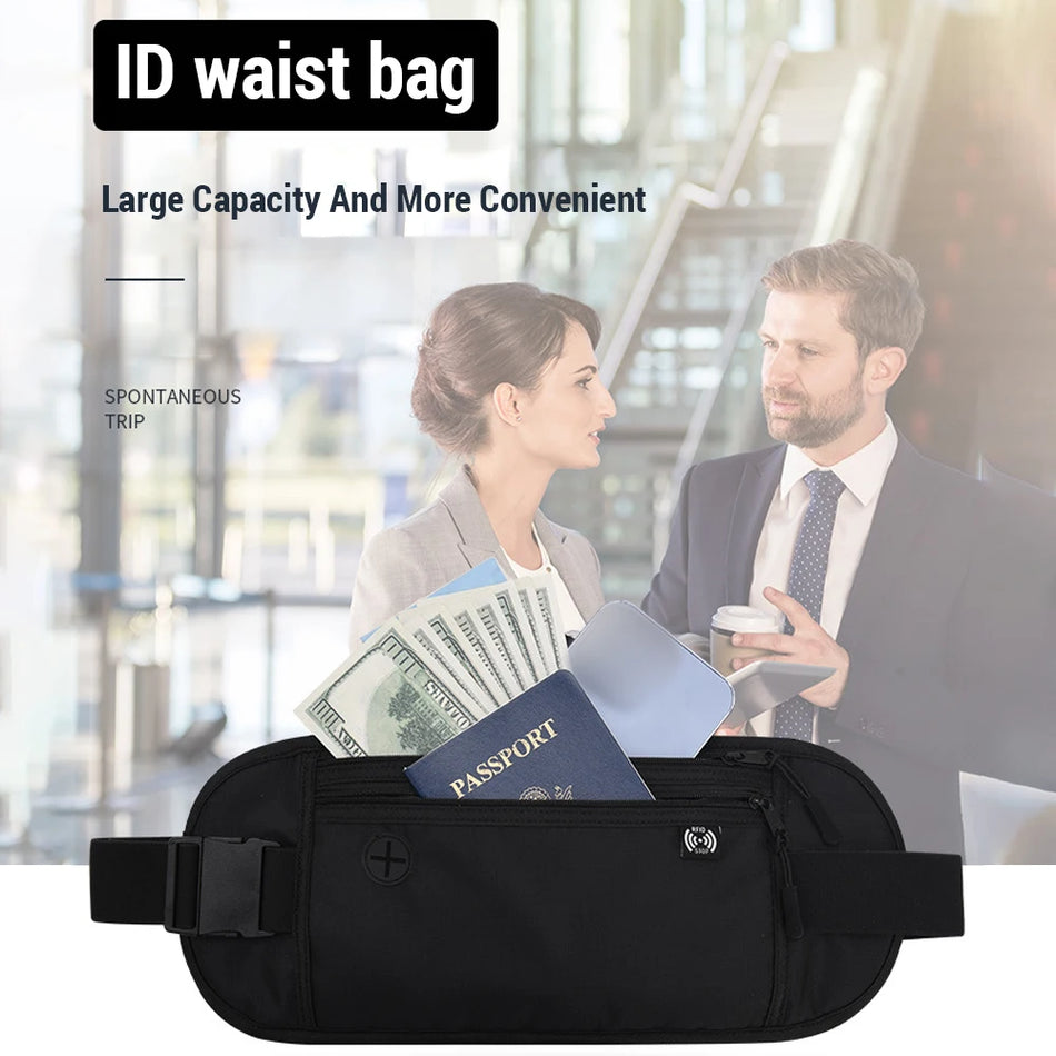 JUNLETU Sports Waist Bag &ndash; Waterproof Pouch Headphone Hole