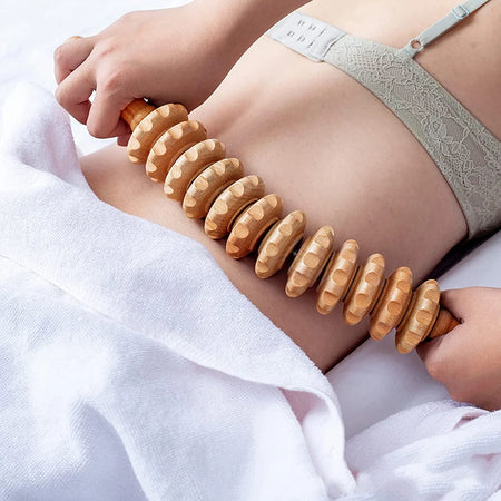 Wood Therapy Roller Gear Stick AL-MG-01 &ndash; Lymphatic Drainage