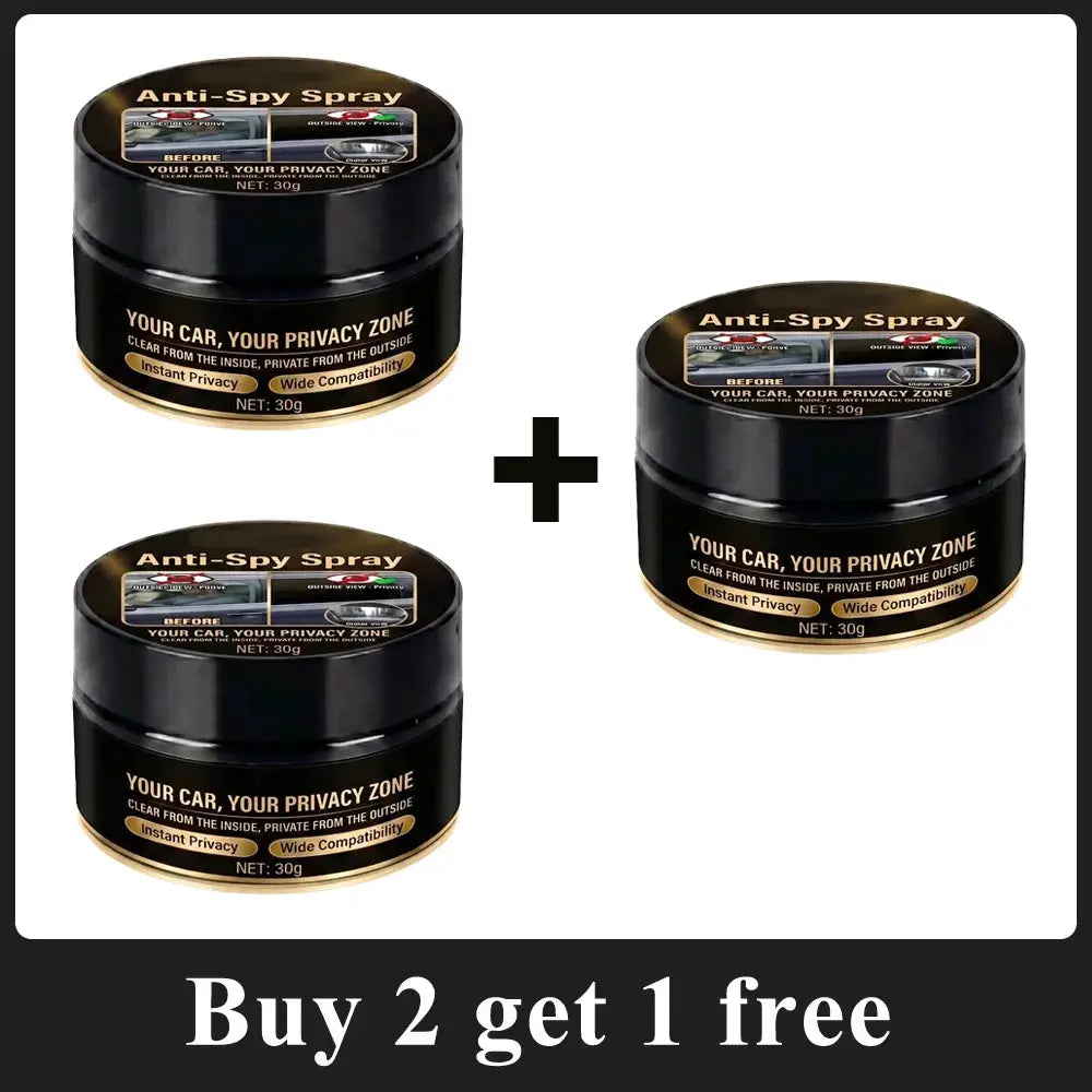 One-Way Privacy Vision Auto Glass Anti-Peep Cleaning Paste Professional Deep Clean Stain Dust All Glass Surfaces Compatible by InterCyprus Trading Ltd