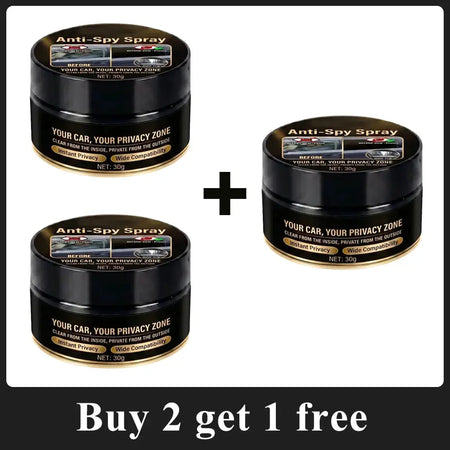 One-Way Privacy Vision Auto Glass Anti-Peep Cleaning Paste Professional Deep Clean Stain Dust All Glass Surfaces Compatible by InterCyprus Trading Ltd