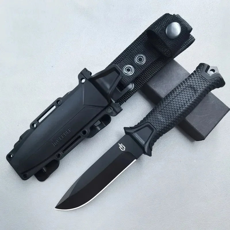 Stainless Steel Outdoor Survival Knife - Compact Camp Knife Style E