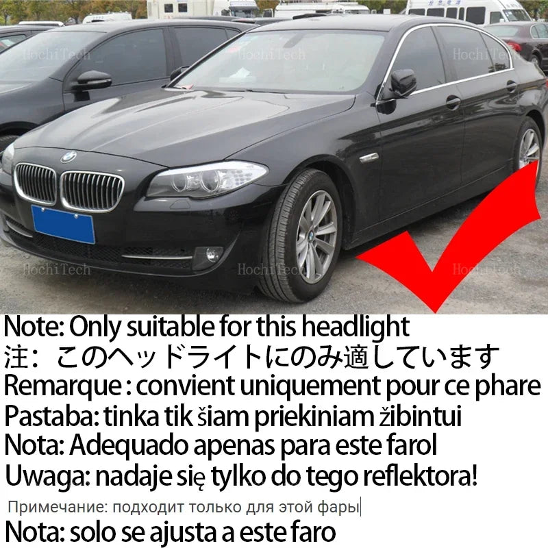 Anillos de Ojos de Ángel LED Control APP RGB para BMW Serie 5 F10