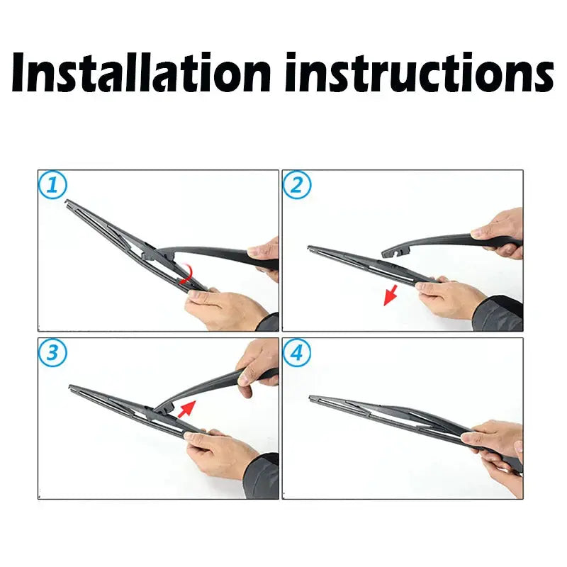 Misima Windshield Windscreen Wiper Blades For BMW 1 Series F20 F21 Front Rear Window Set 2011 2012 2013 2014 2015 2016 2017 by InterCyprus Trading Ltd