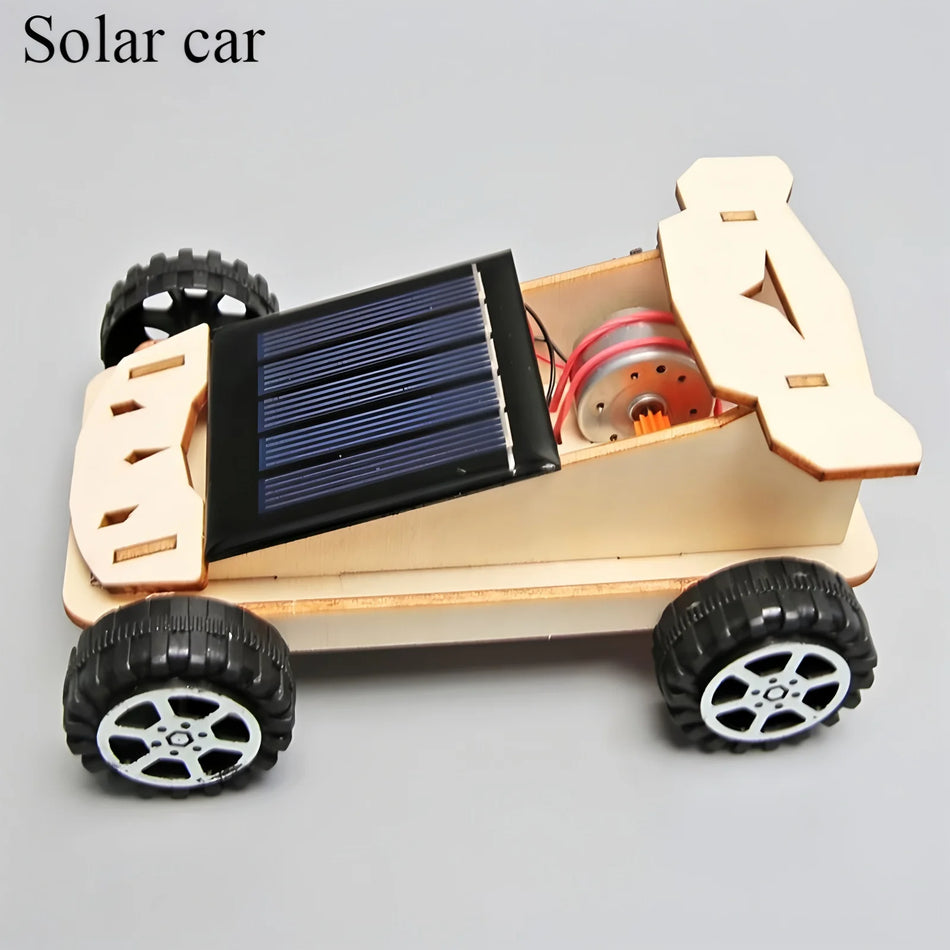 Solar Powered Car Model Kit For Kids Educational Toy