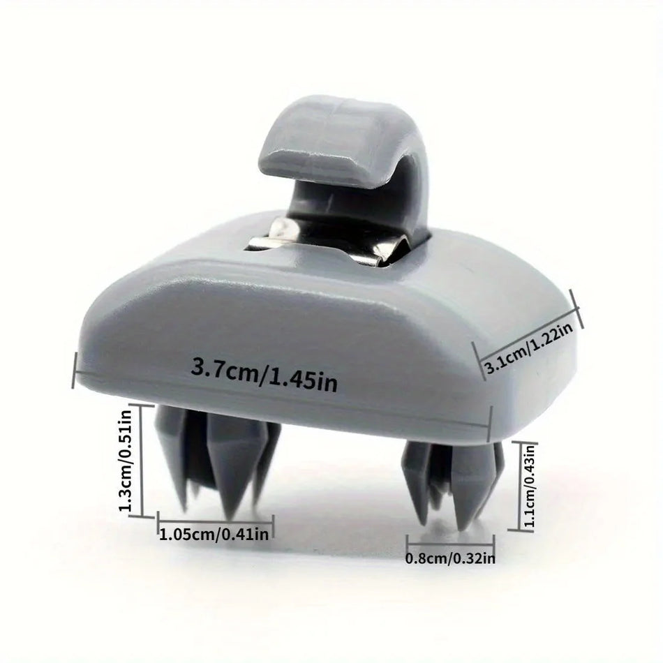 Clip de visera solar de calidad premium gris, reemplazo directo para Audi A3 A4 A5