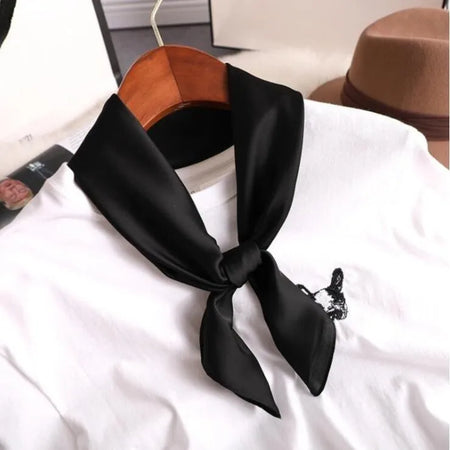 Women Solid Scarf &ndash; Elegant Simulated Silk Design